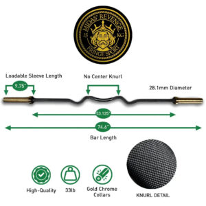 Alternative view of EZ Curl Bar Midas