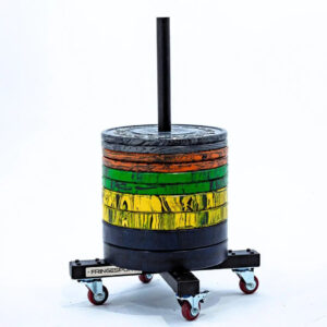Alternative view of Rolling Bumper Plate Stacker